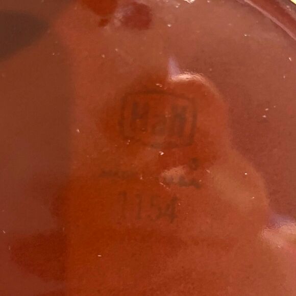 Escargot Ceramic Dish Bakeware Hall Oven Set (4) - Six Snails Per Tray MCM #1154 - Picture 9 of 9